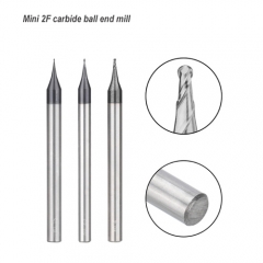 Mini carbide end mill