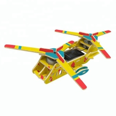 Juguete de helicóptero solar DIY JBT-S068