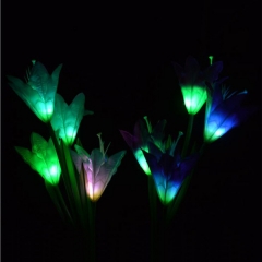 Solar Lily Flower Stick Light G091S