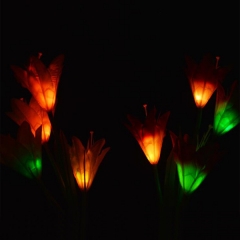 Solar Lily Flower Stick Light G091S