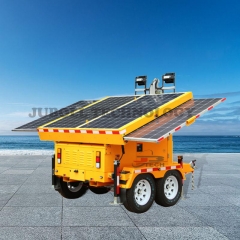 Solar Telescopic Light Tower Trailer