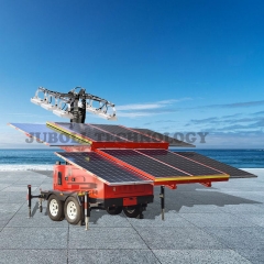 Trailer-mounted Solar Light Tower