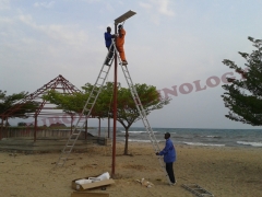 3500 juegos de luces de calle solares S1160 TODO EN UNO para la costa de GHANA