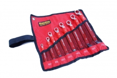 Double Offset Ring Spanner Wrench Set Metric with Softon Grip 8pc/12pc Set