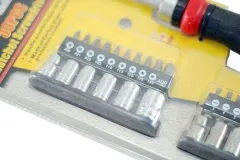 33pc Ratchet Screwdriver Handle & Bits, 1/4" Dr Metric & Imperial Socket