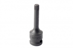 Cr-Mo 1/2" Dr 75mmL Spline Impact Socket Bits Individual: M4-M20