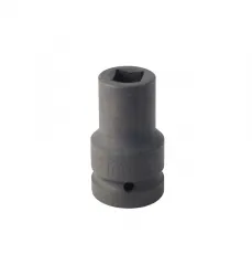 1" Dr 80mmL Deep Air Impact 4PT Square Socket for Heavy Truck Budd Bud Wheel