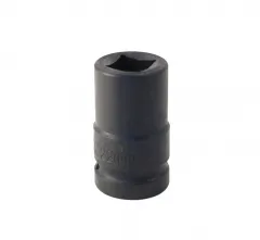 1" Dr 80mmL Deep Air Impact 4PT Square Socket for Heavy Truck Budd Bud Wheel