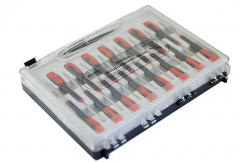 15pc High Precision Mini Cr-V Screwdriver Set: Phillips Slot Trox