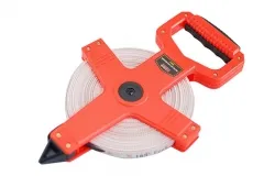 Dual Scale Open Reel Survey Measuring Tape Metric Imperial Measure 100m