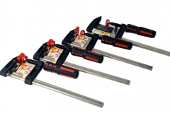 Heavy Duty F-Type Screw Bar Clamp Welding Woodwork Size & Qty Option: 50x250mm-120x600mm