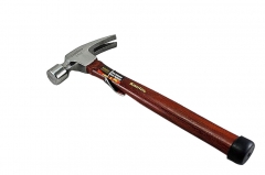 Heavy Duty Rip Claw Hammer Hickory Wood Handle Flat or Jagged Nose Bent or Straight Jaw