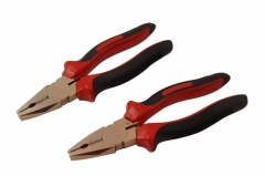 Non-Sparking Sparkproof 8"/200mm Combination Lineman's Pliers Be-Cu Copper/ Al-Br Brass