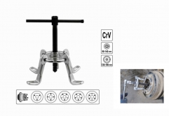 Universal HD Cr-V 1/2" Dr. Wheel Hub Puller Rear Brake Drum Remover Set 8" Bolt Circle