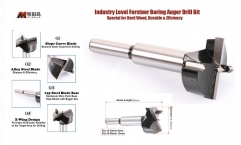 Industry Level Forstner Boring Auger Drill Bit Metric Hole Saw f Hard Solid Wood