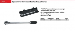 Selta Taiwan 1/2" Dr (42-210Nm) 535mmL Ratchet Torque Wrench Adjustable Tension Micrometer