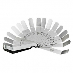 16pc 100mmL Offset Feeler Gauge Metric & SAE Mark:0.127-0.508mm