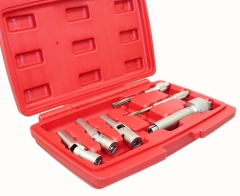 6pc Diesel Glow Plug Service Kit: Removal with Collet+3/8" Dr Glow Plug Remover Socket+Reamer