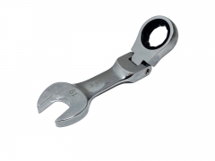 Stubby Flexible Ratchet Combination Spanner Wrench Metric & Imperial