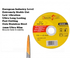 10pc-pack Industry 115x1.2x22.23mm Ultra Slim Stainless Steel INOX Metal Cutting Disc Wheel