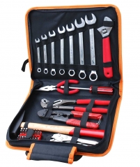 47pc Home DIY Tool Set: Shifter, Spanners, Hammer, Bolt Cutter, Locking Pliers