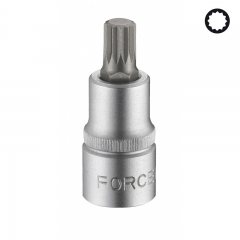 Force 3385005 3/8" Dr. 50mmL 12 Star Spline Male Socket Bits