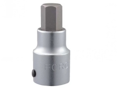 Force 36408019 19mm 3/4" Dr. 80mmL Hex Allen Socket Bits