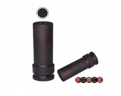 Force 1/2" Dr. 12PT 85mmL Cr-Mo Steel Deep Impact Socket