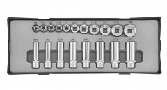 Force T3193 3/8" Dr. Imperial Regular & Deep 1/4"-7/8" 19pc Socket Set