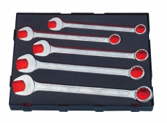 Force K5059 / K5165 Ring and Open Combination Spanner Wrench Set