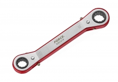 Force 15º Offset Bowed Double Ratchet Ring Spanner Gear Wrench