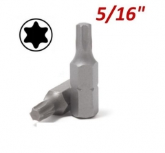 Force 156.. S2/CRMV Steel 3/8"(8mm) Shank Torx Star Bits 30mm/70mmL Size Options