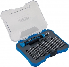 Draper UK 28032 32pc Precision Screwdriver Set: Pentalobe 0.8,1.2mm/Torx T4-T20,U2.6,TR2.0...