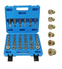 114pc Oil Pan Drain Sump Plug Key Thread Repair Auto Tool Kit:M13-M22 6 Popular Size