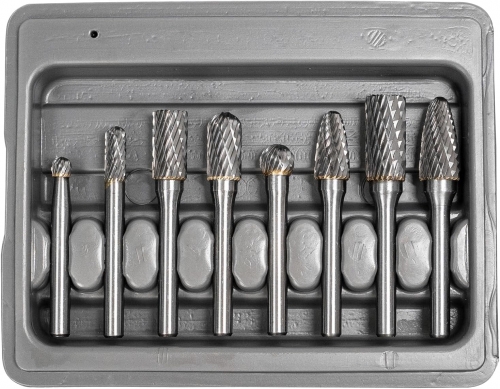 8pc 1/4" Shank Double Cut Carbide Rotary Burr Drill Bits File & Rasp Tungsten Steel Dia Grinder 8pc 1/4" Shank Double Cut Carbide Rotary Burr Drill Bits File & Rasp Tungsten Steel Dia Grinder