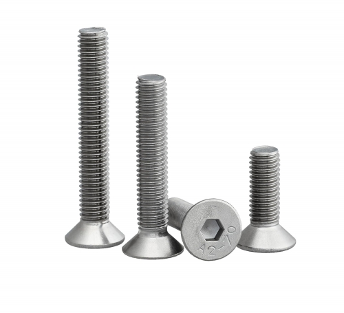 A2-70 Stainless Steel Hexagon Hex Countersunk Screw Flat Head M2.5–M14 | 6–50mm A2-70 Stainless Steel Hexagon Hex Countersunk Screw Flat Head M2.5–M14 | 6–50mm
