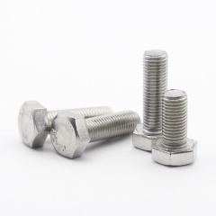 5pc A2-70 Stainless Steel Hex Head Fully Threaded Bolts M5–M16 | 12–130mm Length