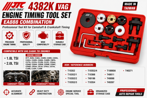 JTC-4382K VAG EA888 Combination Engine Timing Tool Set JTC-4382K VAG EA888 Combination Engine Timing Tool Set