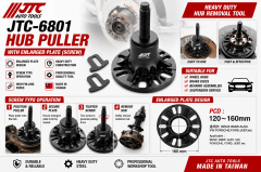 JTC-6801 Hub Puller With Enlarged Plate (Screw)