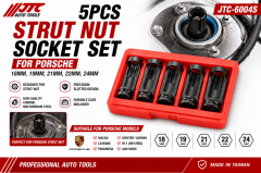 JTC-6004S 18-24mm 5pcs Strut Nut Socket Set for Porsche