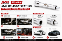 JTC-6340 Rear Toe Adjustment Tool For Porsche Taycan Audi E-tron GT