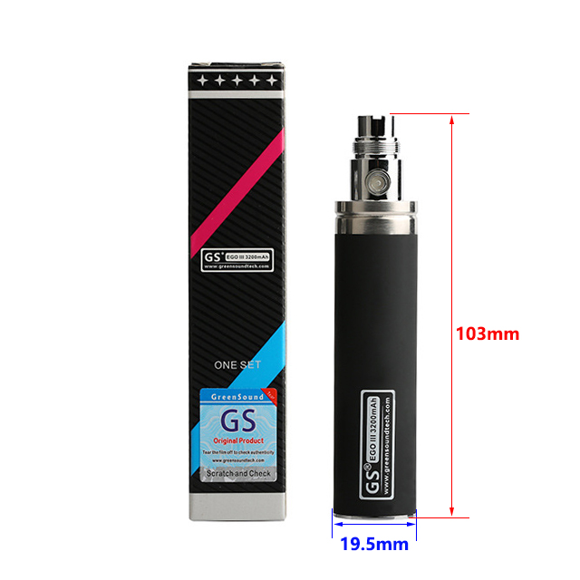 The Size Of 3200mAh EGO Battery