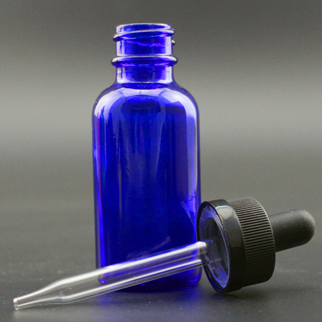 30ml blue glass dropper bottles e-liquid bottles