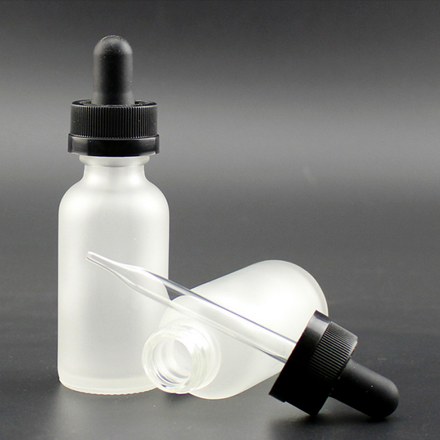 30ml Transparent Frosted Glass e-juice bottles