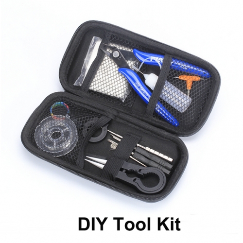 Vape DIY Tool Kit for RDA RTA Atomizer Rebuilding Coil Jig Bag Ceramic Tweezers Cutting Pliers Set E Cigarette Accessory Kits