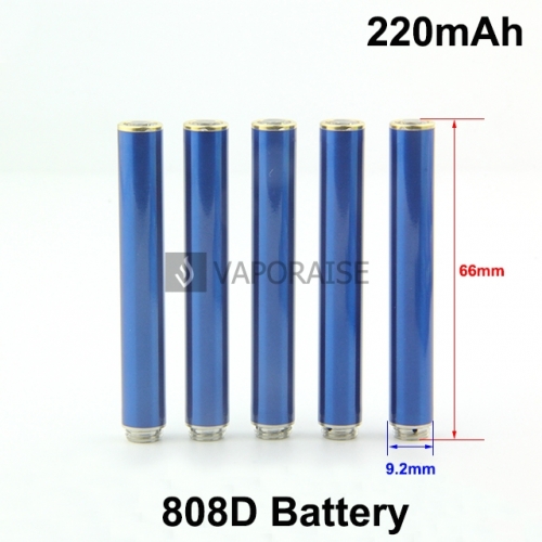 Blue Color 220mAh 808D Auto Battery With Bottom Diamond