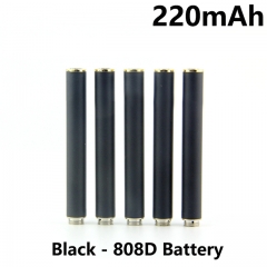 Black Color 220mAh 808D Auto Battery With Bottom Diamond