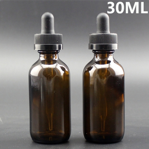 330pcs/lot Amber Glass Dropper Bottles For E-liquid/E-juice Container Bottles
