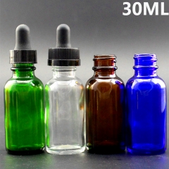 330pcs/lot 4 Colors Glass Dropper Bottles For E-liquid/E-juice Container Bottles