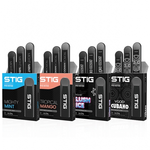 VGOD STIG 300 puffs 60mg Nicotine Salt Disaposable Vape Pod